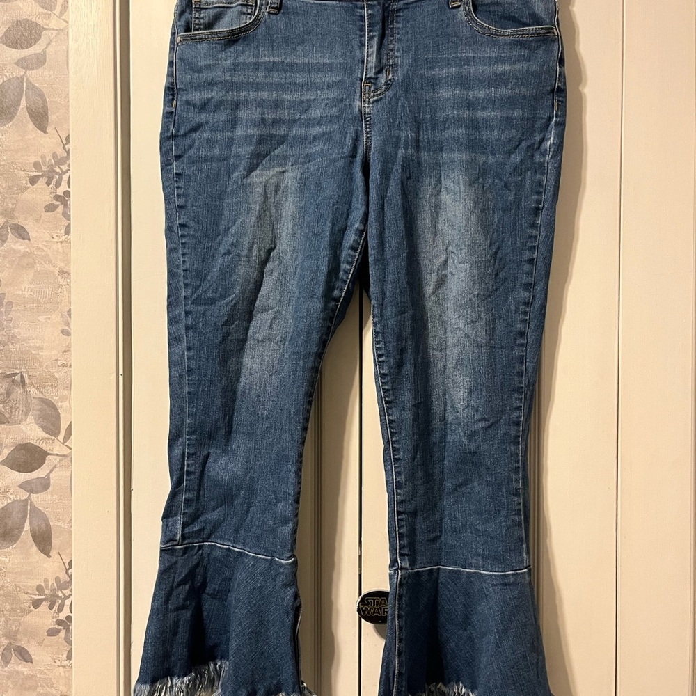 Versona Dark Blue Flare Jeans
